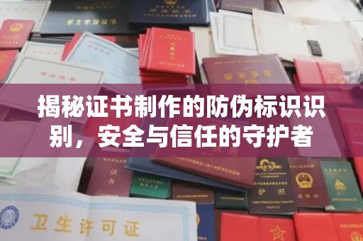 茄萣揭秘证书制作的防伪标识识别，安全与信任的守护者